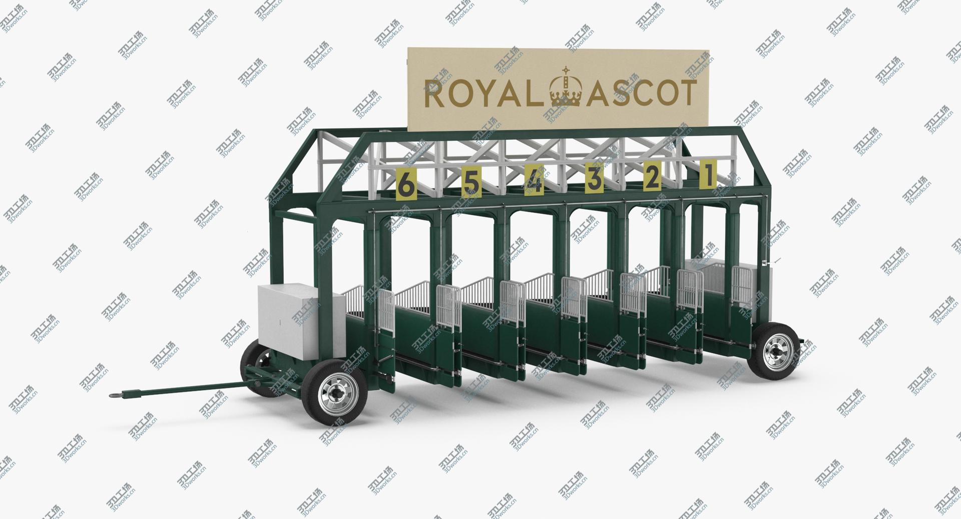images/goods_img/2021040162/3D model Horse Racing Starting Gates The Royal Ascot 6 Slots/2.jpg